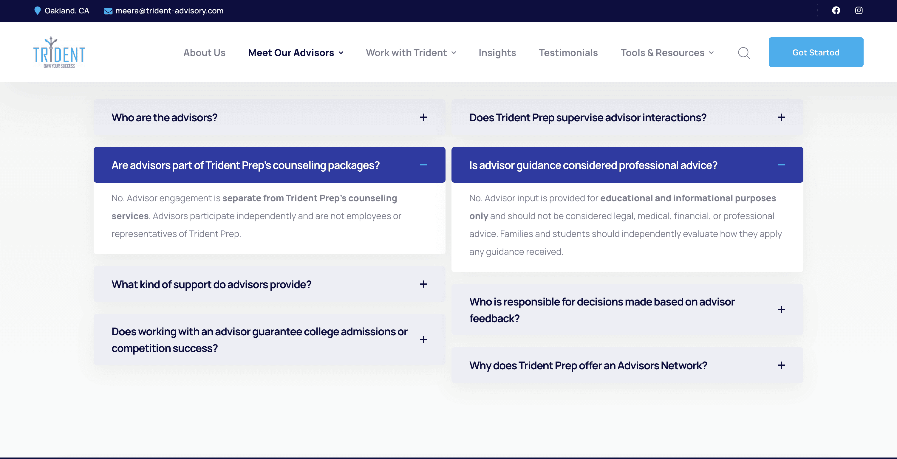 Trident Prep — screen 3