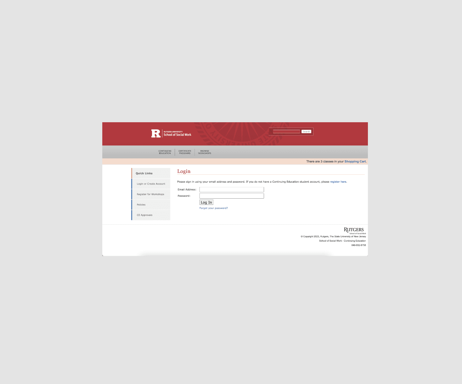 Rutgers University — screen 6
